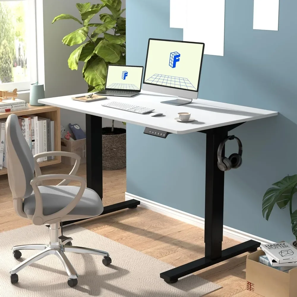 Standing Desk 55 x 28 Inches Stand Up Desk Workstation Home Office Computer Height Adjustable Desk