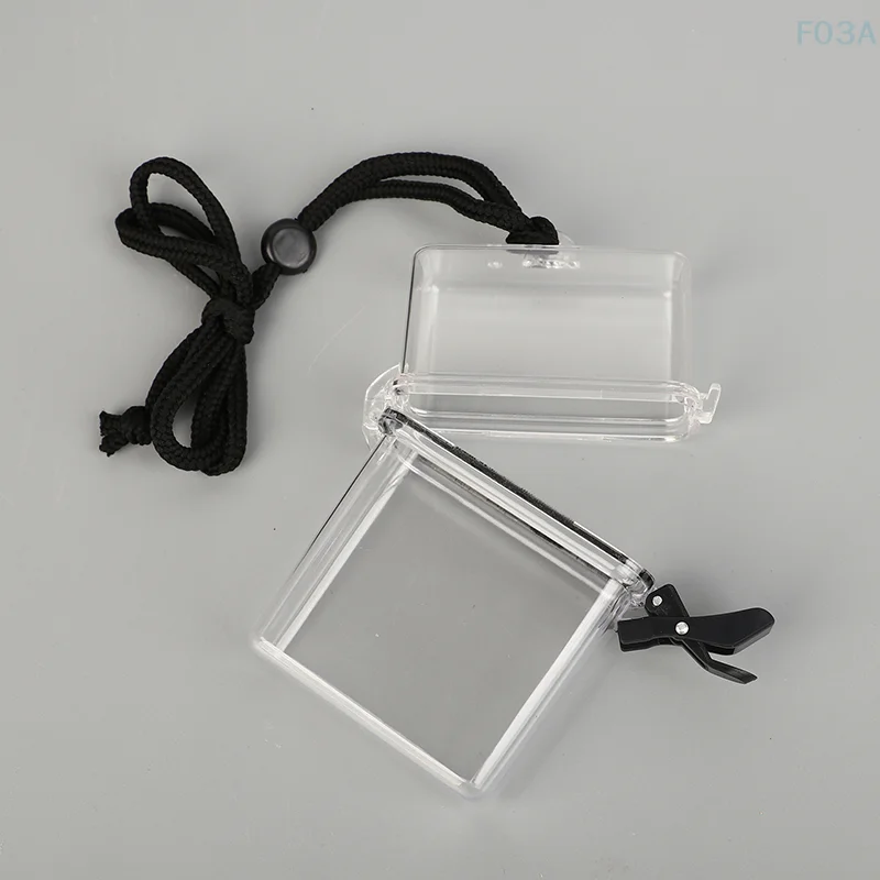 Hot Portable Small Card Sealed Storage Can Money Key Waterproof Tank Transparent Collect Classification Box School Stationery