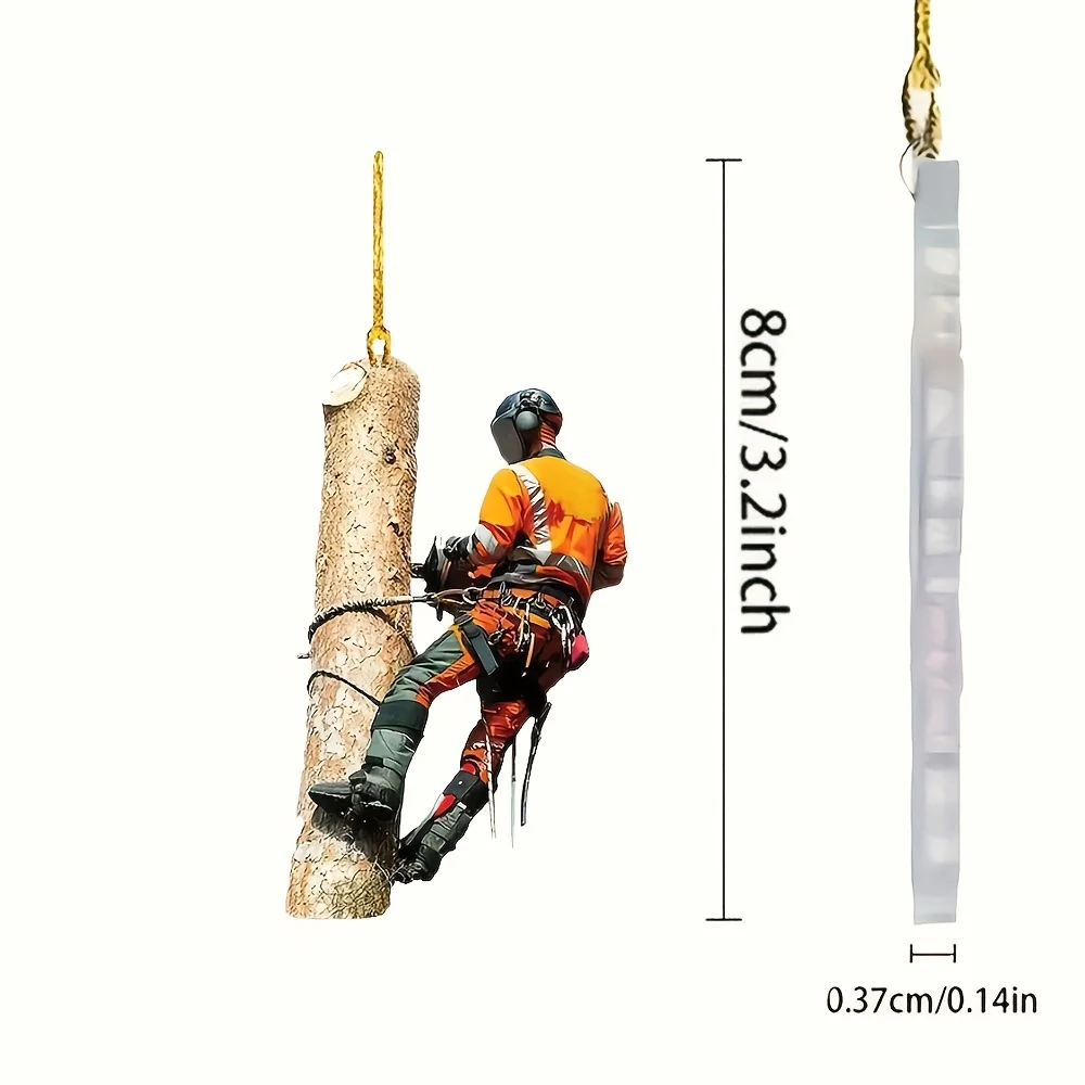 3 قطعة الاكريليك 2D شقة 8 سنتيمتر الرجال النساء الإبداعية الذهبي حبل حقيبة سلسلة مفاتيح قلادة ديكور المنزل سيارة مرآة الرؤية الخلفية قلادة هدية
