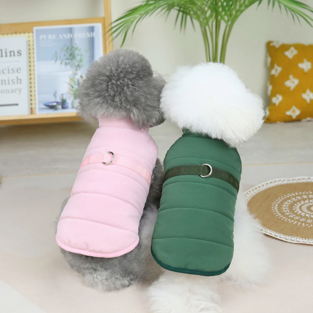 Winter Windproof Pet Clothes Puppy Outfit Vest Warm Dog Clothes For Small Dogs Pets Dog Jacket Coat Padded Chihuahua Apparel