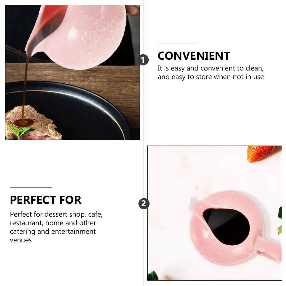 

Elegant Ceramic Milk Jug Finely Polished High-Class Material Perfect for Cafe Restaurant Home Milk Pitcher Home Accessory