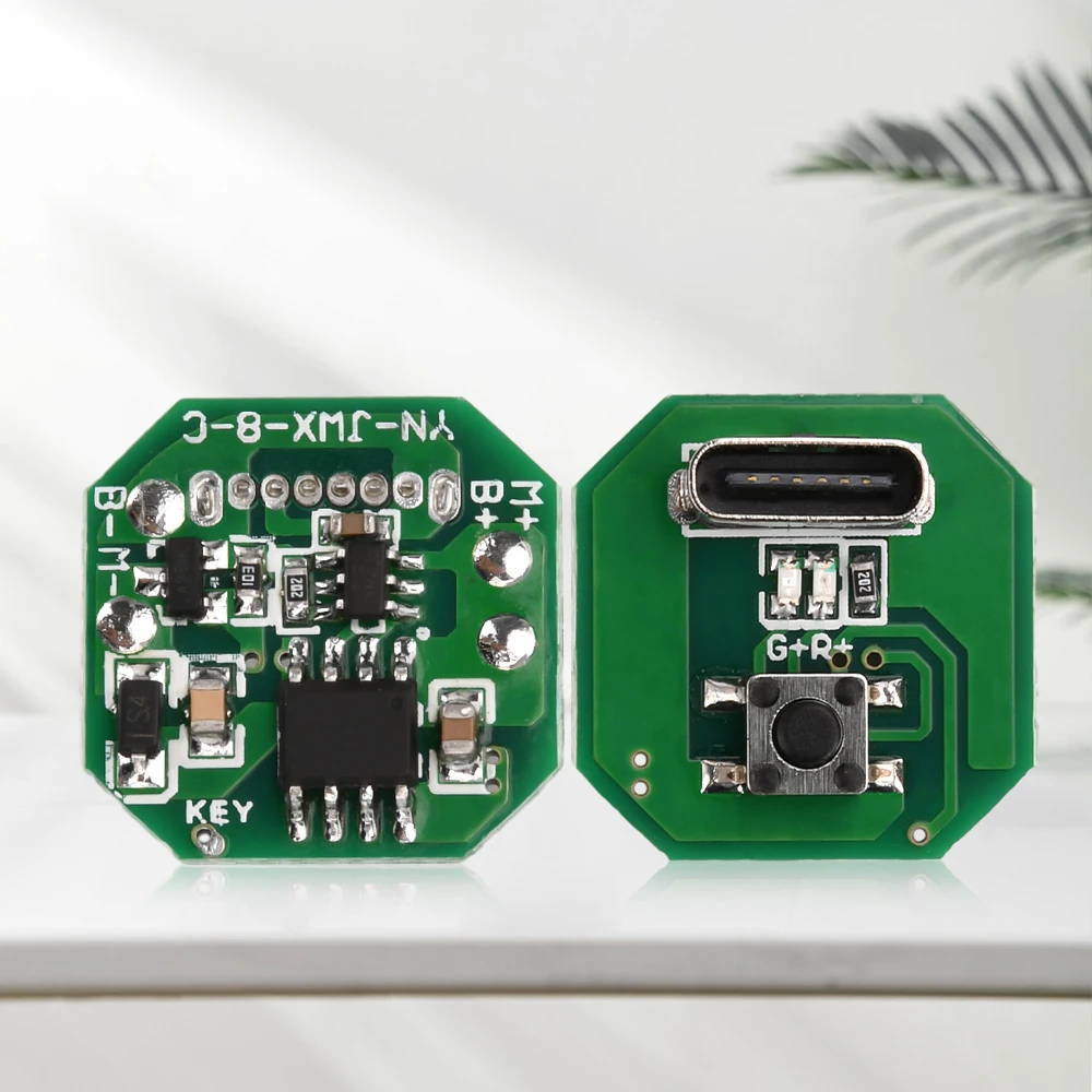 Flashlight Driver Board DIY Circuit Board with TypeC Charging Port Integrated Charging Discharging Module