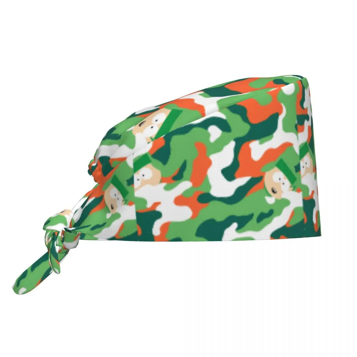 

Working Caps For Unisex SouthParks Nurse Hats Soft Elastic Scrub Caps Fashion Long Hair Pattern Medical Hat