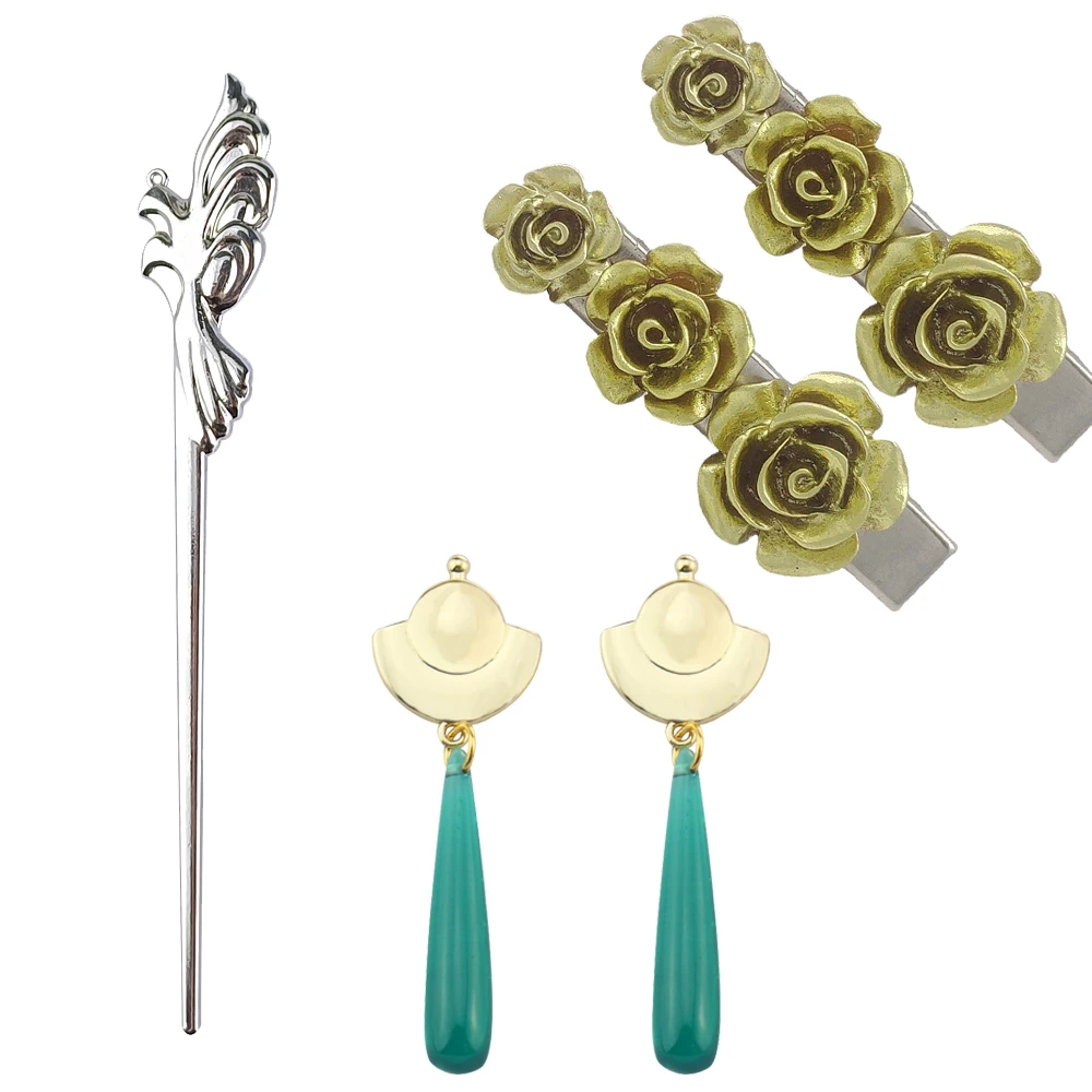 Anime The Apothecary Diaries Maomao Haarnadeln Cosplay-Accessoires Ohrclips Requisiten Kopfbedeckung Frauen Mädchen Halloween Rollenspiel
