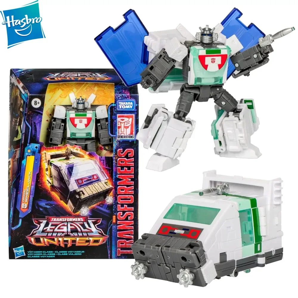 Em estoque hasbro transformadores legado origem unida wheeljack voyager classe figura de ação robô anime modelo brinquedos crianças presentes