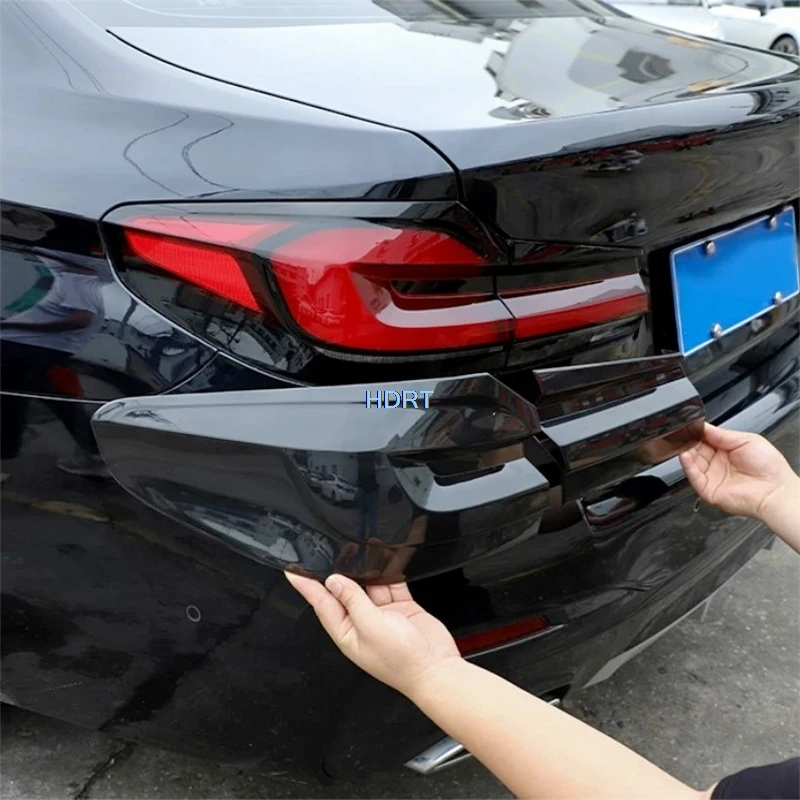 For BMW 5 Series G30 2021-2023 Car Style Tail Light Shell Rear Fog Lamp Cover Protector Decoration Accessories Exterior Sticker