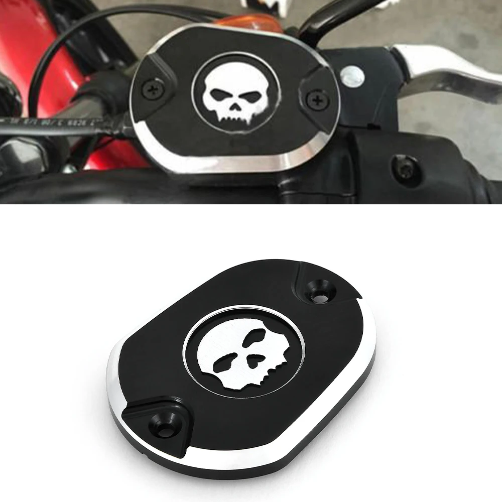 Motorcycle Fluid Reservoir Cap Front Brake Master Cylinder Cover Accessories For Harley Davidson XLH XL 883 Iron 1200 Sportster