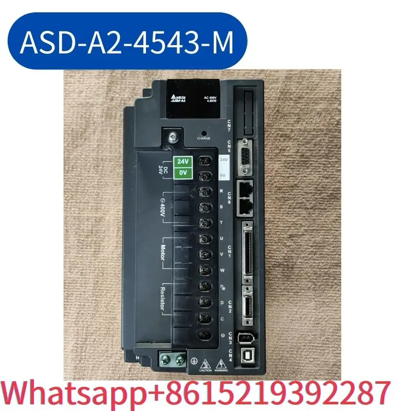 

second-hand 4.5 kW servo driver ASD-A2-4543-M tested ok