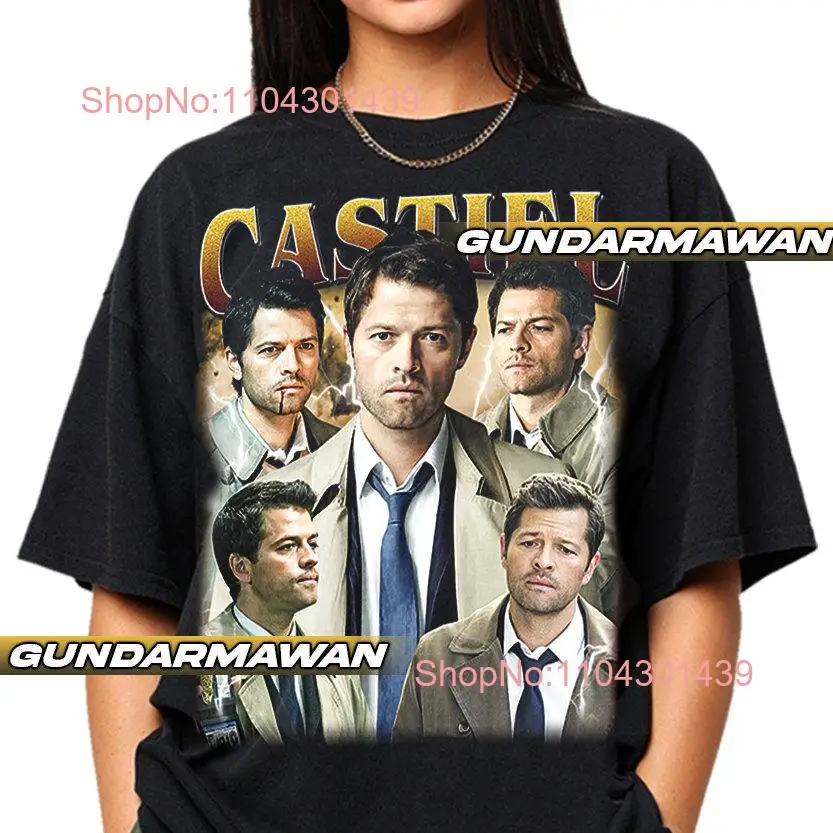 Limited Castiel Vintage T Shirt For Woman and Man Timnas long or short sleeves