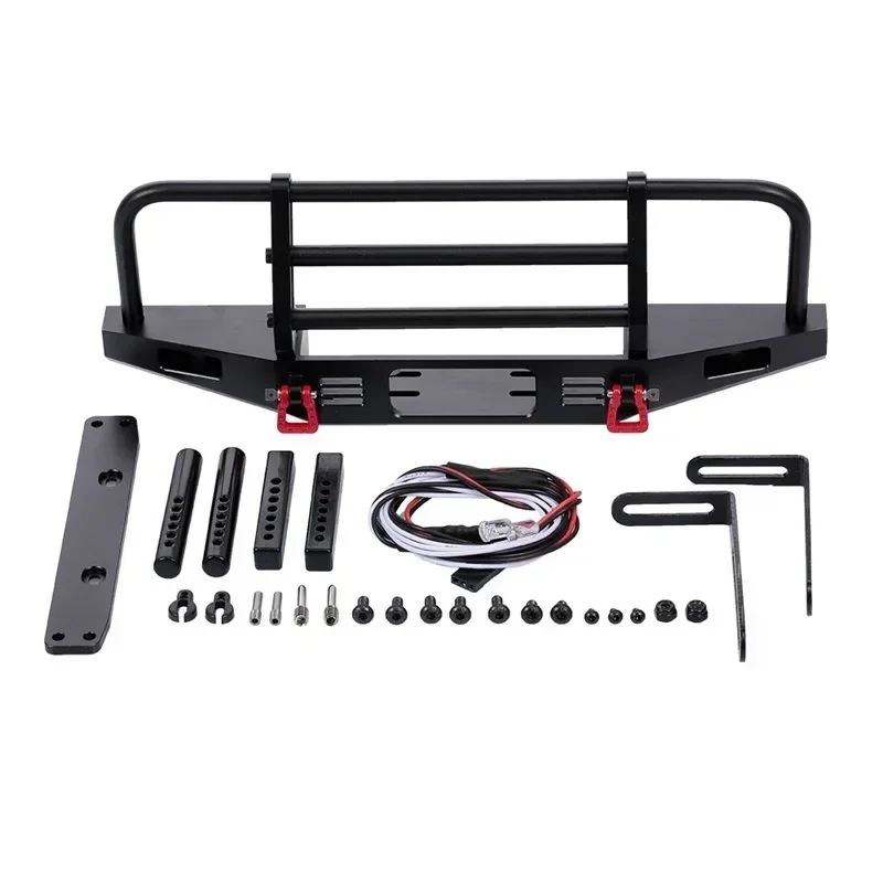 

Metal Adjustable Front Bumper For 1/10 Trax Trx4 Trx-4 Defender Axial SCX10 90046 EX86100 Redcat GEN 8 RC Crawler Car