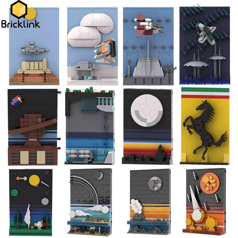 

Ideas Bricklink MOC 21340, сказки космического возраста, открытки, наборы кирпичей, украшение для рабочего стола, строительные блоки, игрушки для детей, подарок