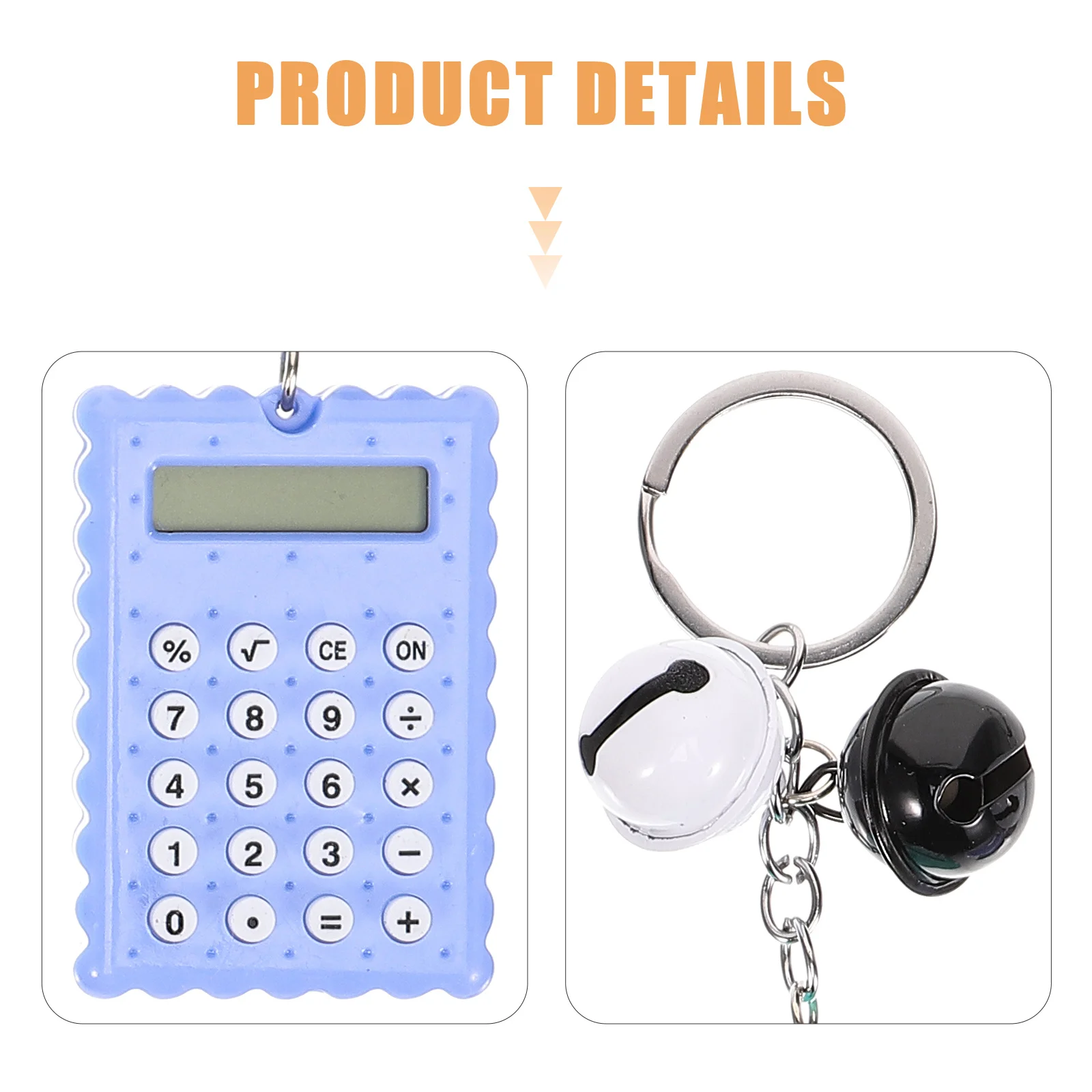 

4Pcs Mini Calculator Plastic Small Size Lightweight Portable Electronic Calculator for Basic Arithmetic Reposition Percentage