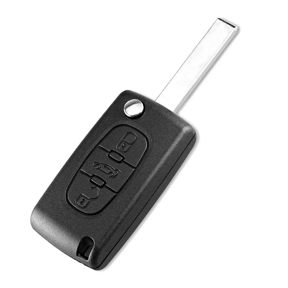 

3-кнопочный откидной чехол для дистанционного ключа, подходит для Peugeot Expert Fiat Scudo Citroen Dispatch Toyota ProAce 2016 2015 2014 2013