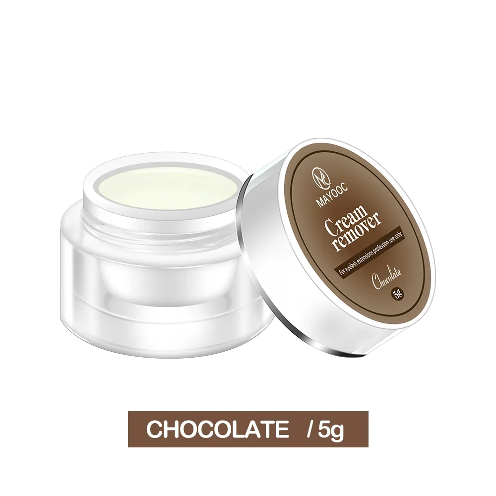 MAYOOC 5/15g Wimpernkleber-Entferner Schnelltrocknender Transparenter Professioneller Creme-Entferner für Wimpernverlängerung Individuelles Logo
