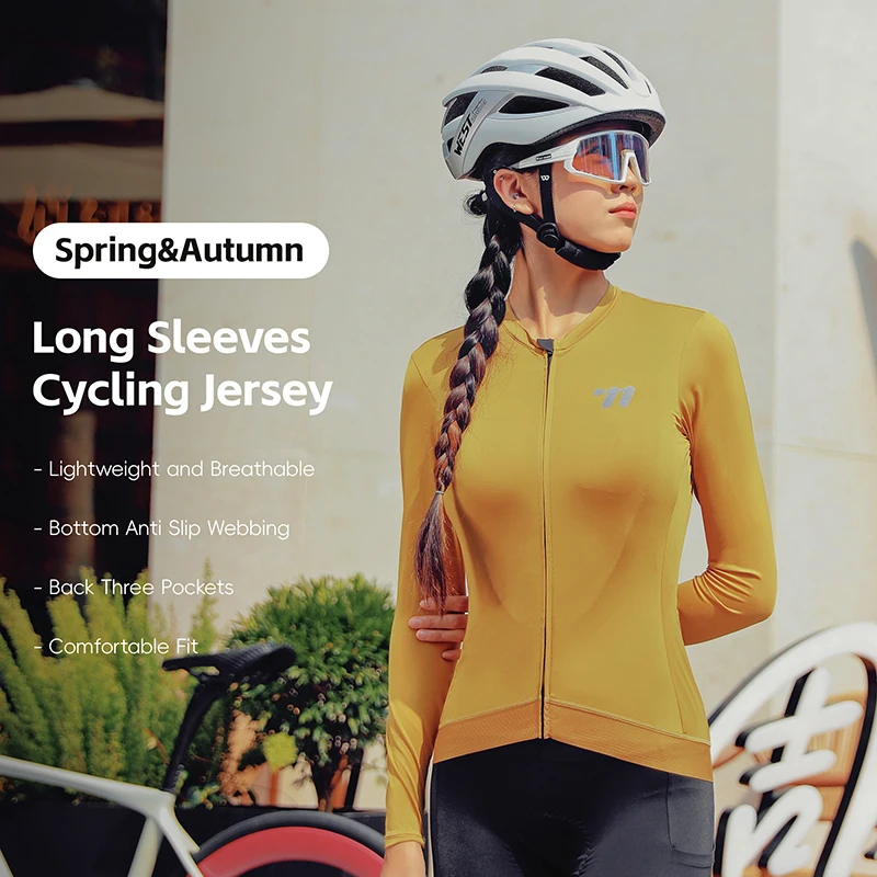 

Spring/Autumn Cycling Jersey - Unisex Professional Road Sports Windproof Jacket Cycling Shirt Fashion Team Kit