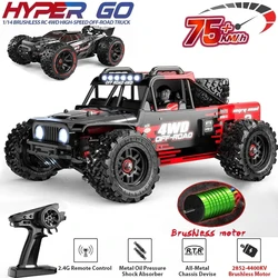 MJX 14209 14210 1:14 4WD RC Car Off-road Racing High Speed Brushless 2.4G Remote Control Cars RC Truck 75km/H Truck Electric Toy