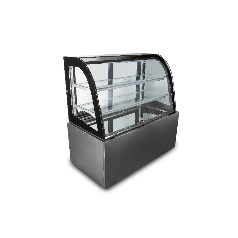 Dessert Store Cake Arc Type Standing/ Table Top Storage Cabinet Cake Glass Display Cabinet