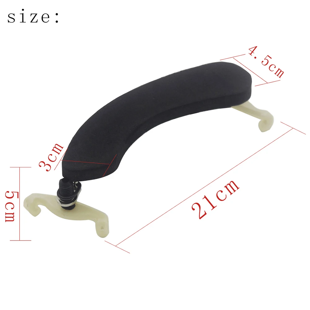 3/4 4/4 Violin Shoulder Rest Adjustable Professional Fiddle Chinrest Shoulder Rest ABS Sponge Pad Violin Accessories Parts