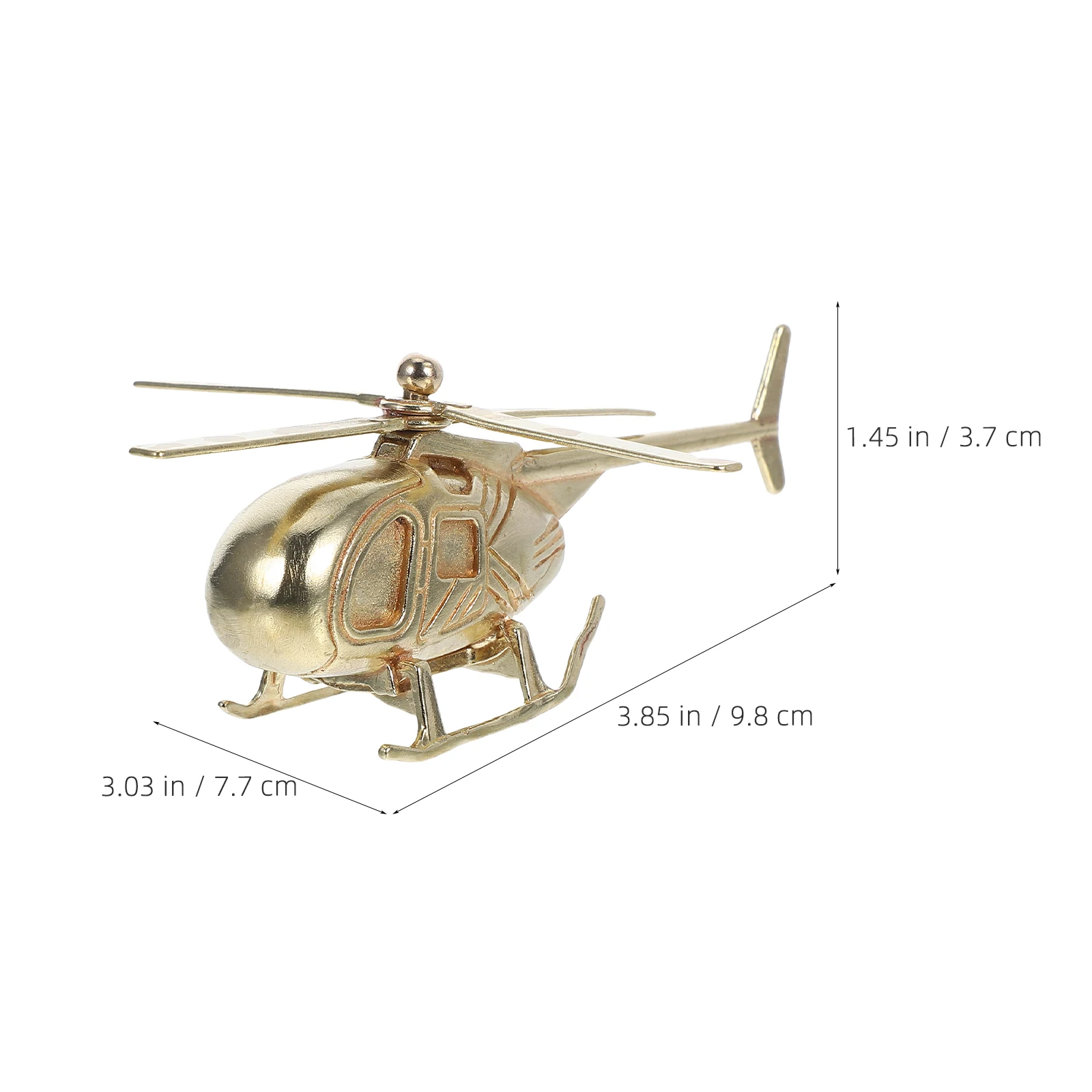 Mini Statue en laiton, avion en métal rétro pour la maison, le bureau, la maison, décoration d'étagère, décor de Table à thé