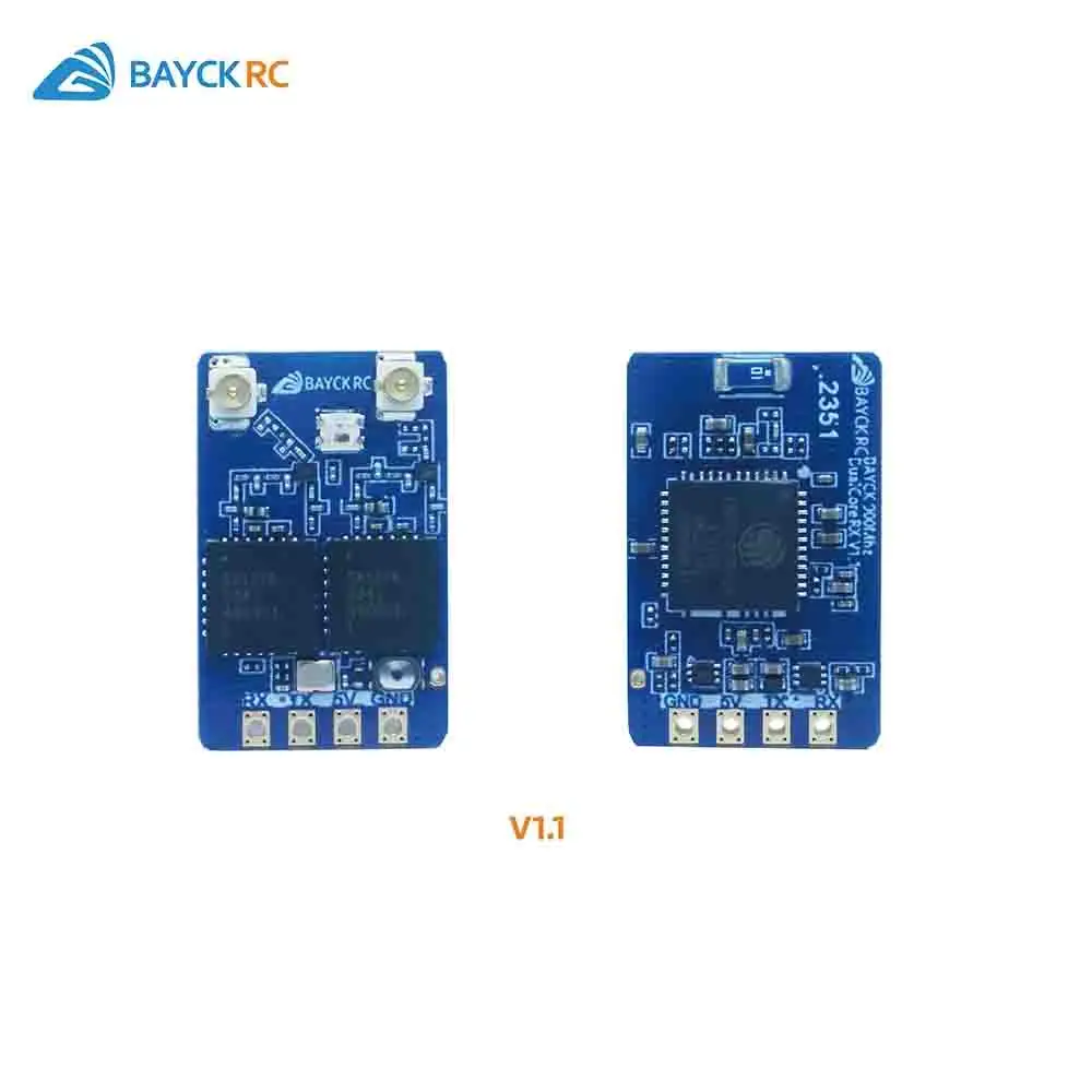 BAYCK 915MHz Dual Core RX ELRS 915 Diversity Receiver Dual Antenna Support CRSF/SBUS For FPV Drone Quadcopter RC Parts