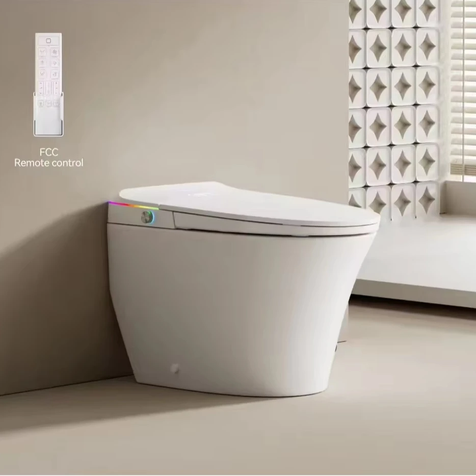 

Новинка: Умный унитаз-биде CUPC с автоматическим открытием крышки, S-образным/P-образным сифоном, двойным смывом, удлиненной чашей и интеллектуальным дистанционным управлением