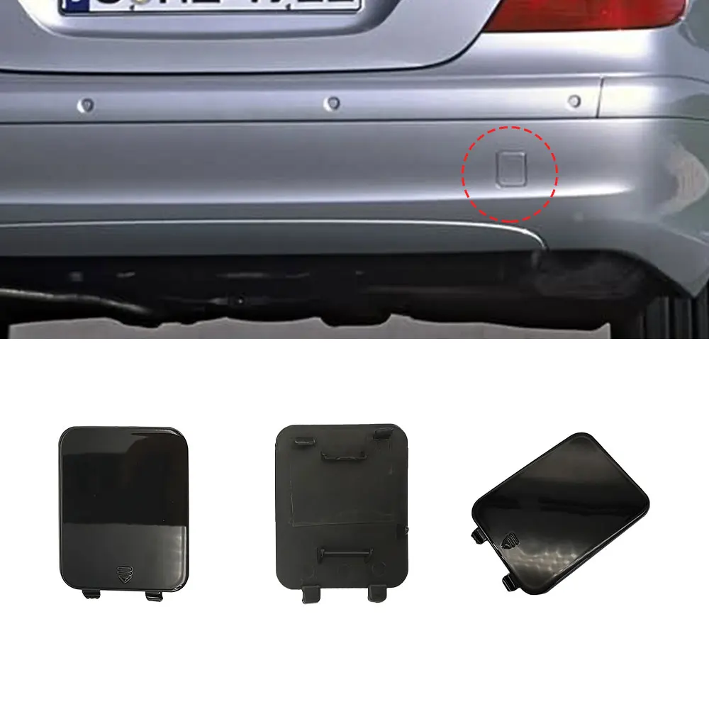 Car Rear Bumper Tow Hook Cover Cap Black Silver For Mercedes Benz E Class W211 E230 E260 E300 E320 E400 2003-2008 2118800305