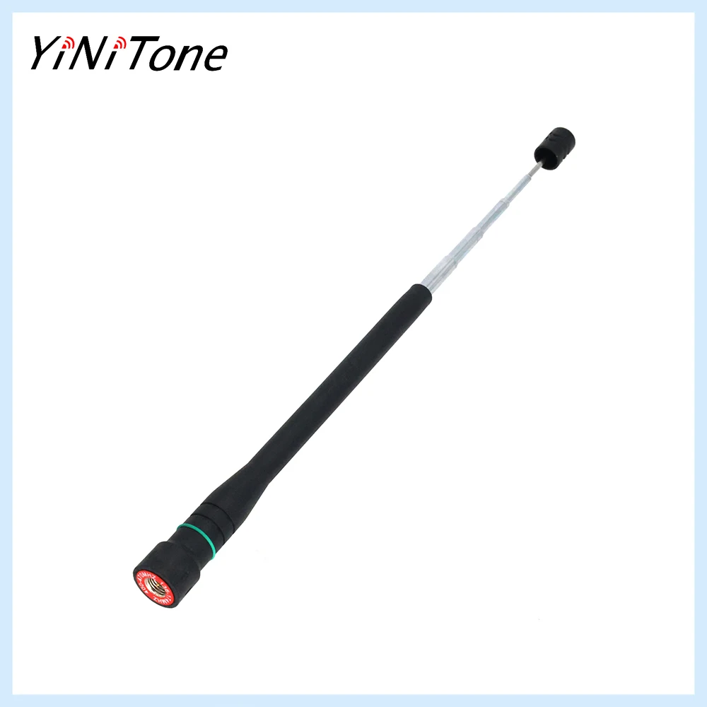 Telescopic SMA-Male Dual Band Antenna High Gain For VX-3R VX-5R VX-6R VX-7R VX-8R Walkie Talkie Radio