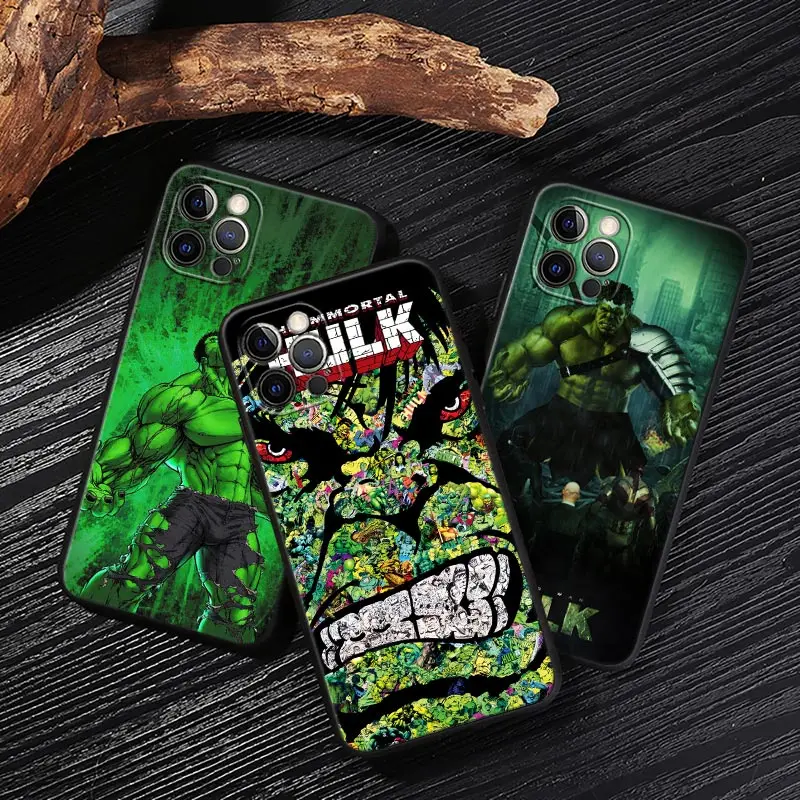 

Marvel Heroes Hulk Case For iPhone 17 16 15 14 13 12 11 Pro Max Plus Back Cover For iPhone 17 Pro 17E Air 16e Protect Soft Funda