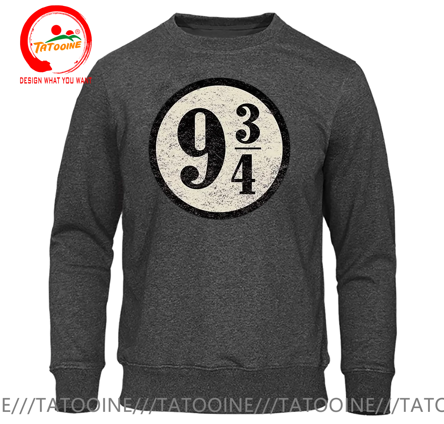 Vintage Platform Nine And Three Quarters Sweatshirts Hoodies Swag Train 934 Warm Fleece Sweatshirt Hoodie Pullover Jerseys Coats