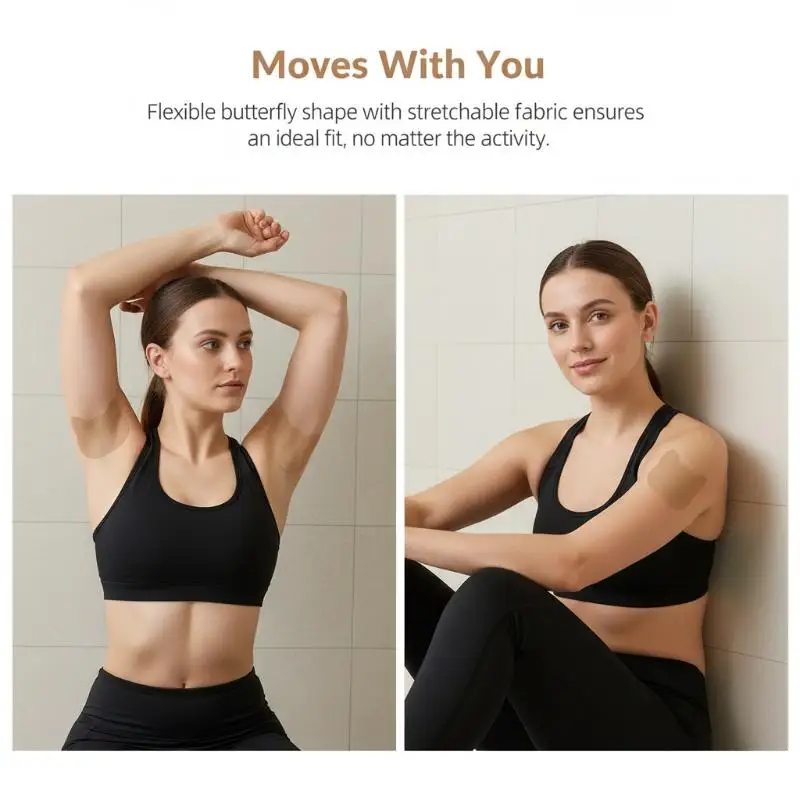 Non-woven Armpit Pads for Men and Women Sweat Absorbing Comfortable Breathable Design