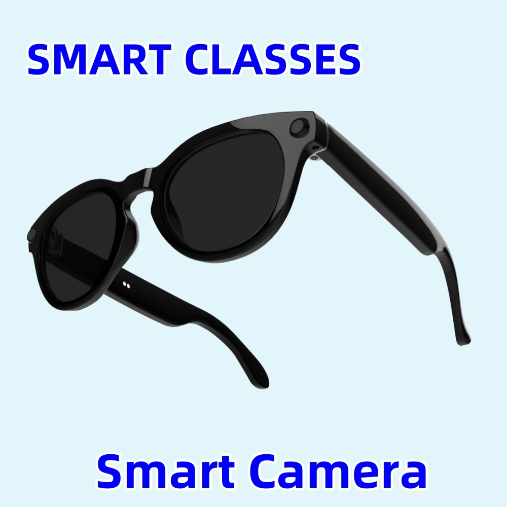 

New ai smart glasses black technology 8 million camera translation automatic speech recognition high definition photo