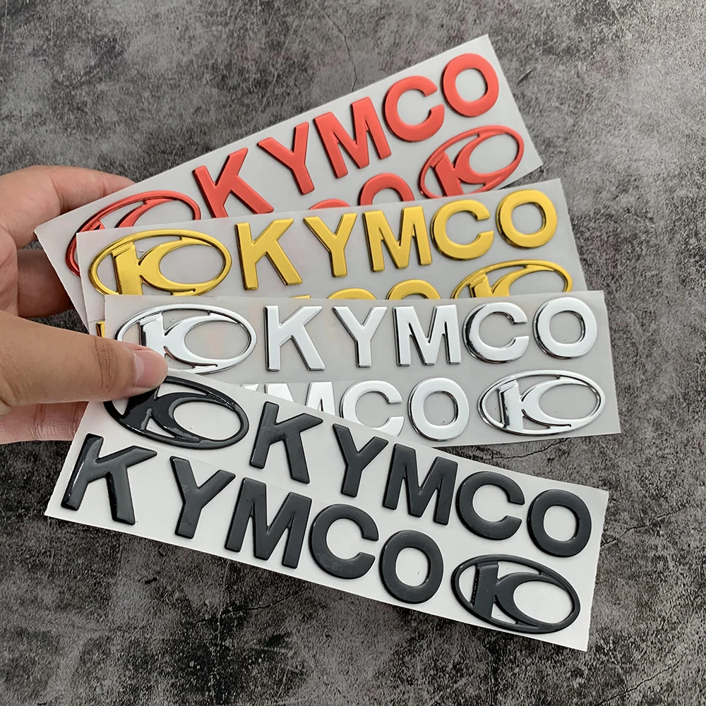 4PCS 3D Logo Emblem Sticker For AGILITY S 125 AGILITY 50 SKY TOWN 125 SUPER DINK 125 MXU 700 300 KYMCO Motorcycle Decal stickers