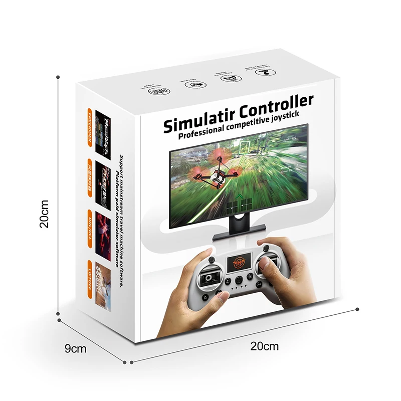 لوحة ألعاب FPV Simulator، متعددة البرامج ودعم الشاشة، مدرب طيران RC للمبتدئين