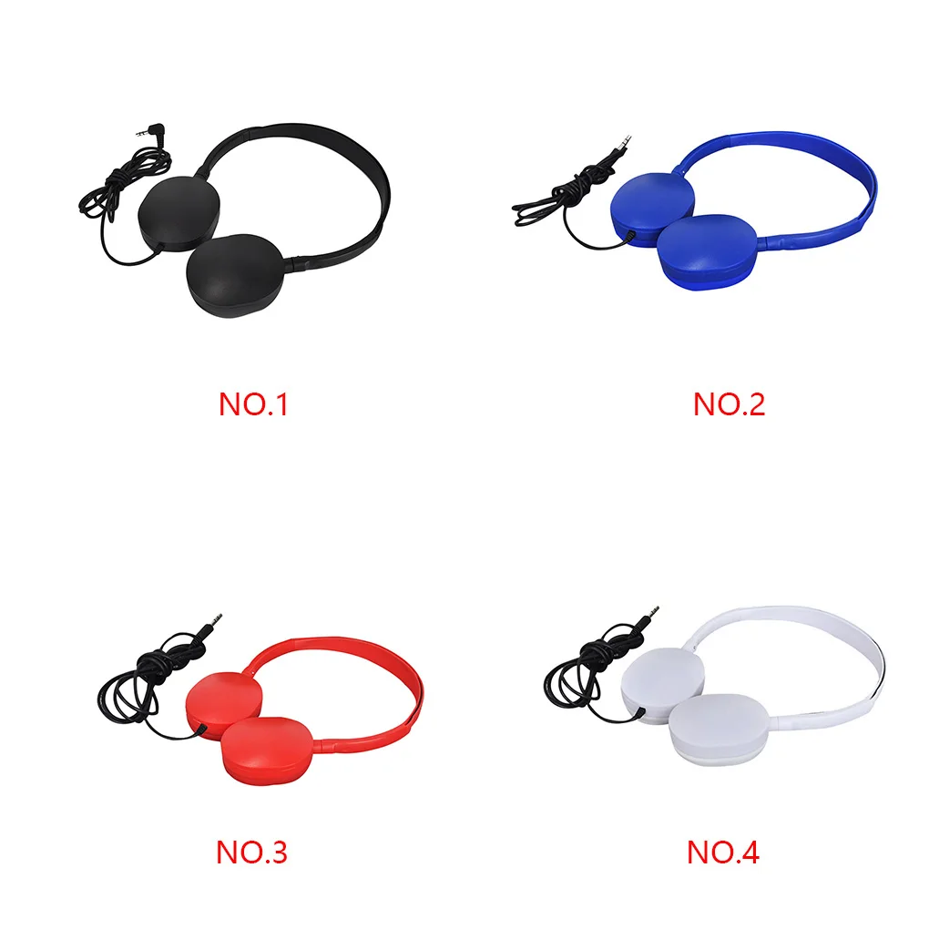 Wired Headset 3 5mm Gaming Computer Headphone Sports Mobile Phone MP3 Laptop Head-mounted Earphones