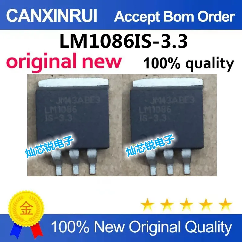 

LM1086IS-3.3 Brand New Original Genuine Product, Quality Assured.