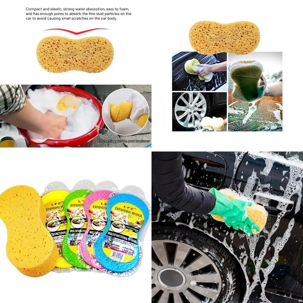 

31BC Sponge Pads Waxing Wiping Car Sponge High Foam Car Sponge Pad