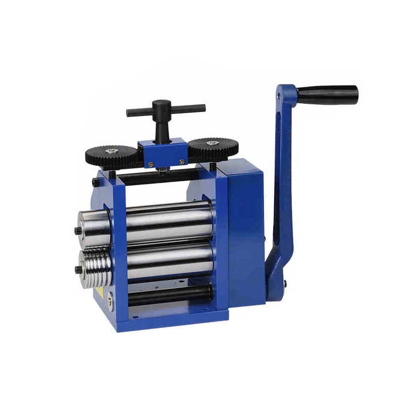 40//76/112 mm Jewelry Rolling Mill Machine 3-in-1 Multi-function Rolling Mill for Metal Jewelry Making Sheet Square Wire