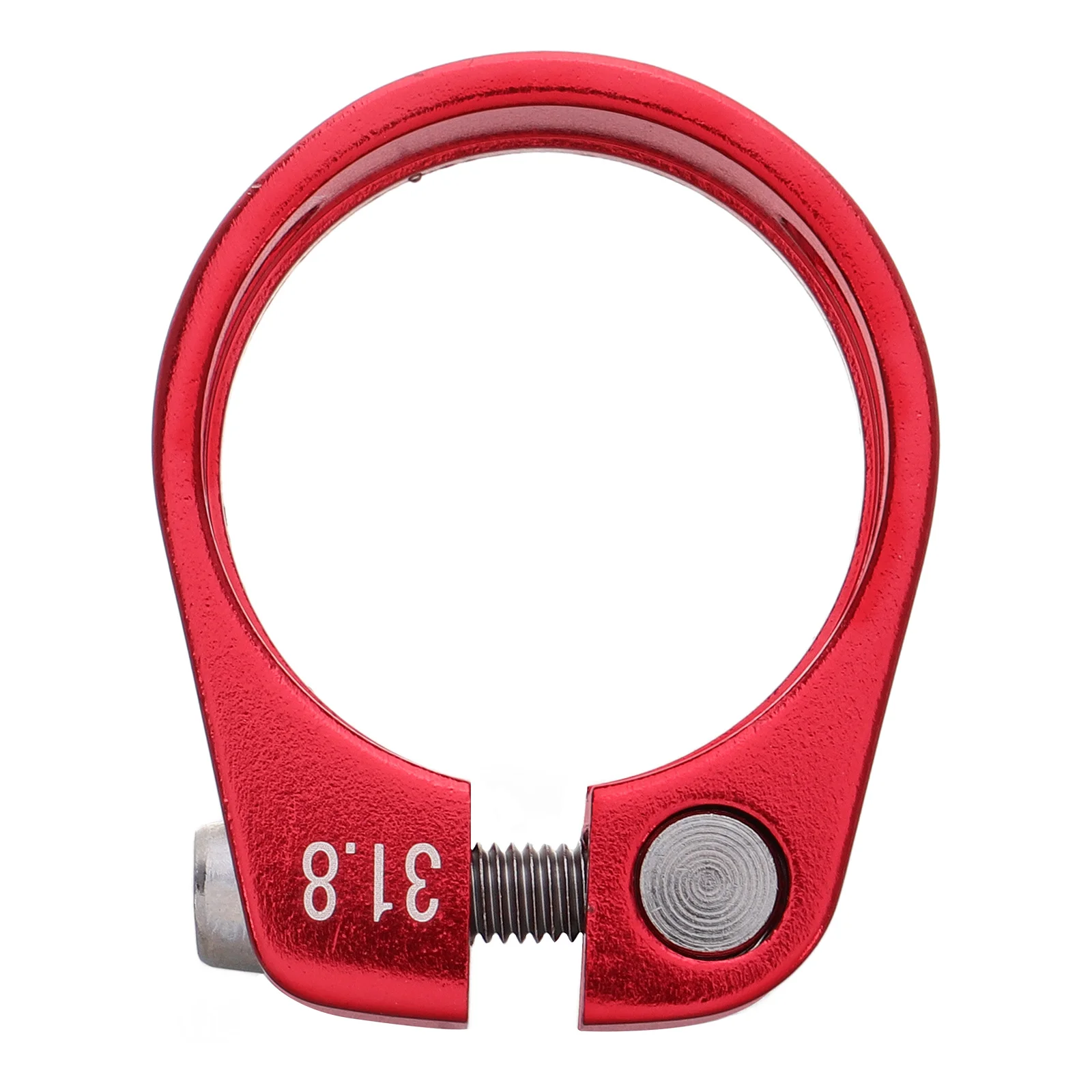 Bicycle Seat Tube Harness The Bik Fixed Clamp for Bike Post Red Aluminum Alloy Clip