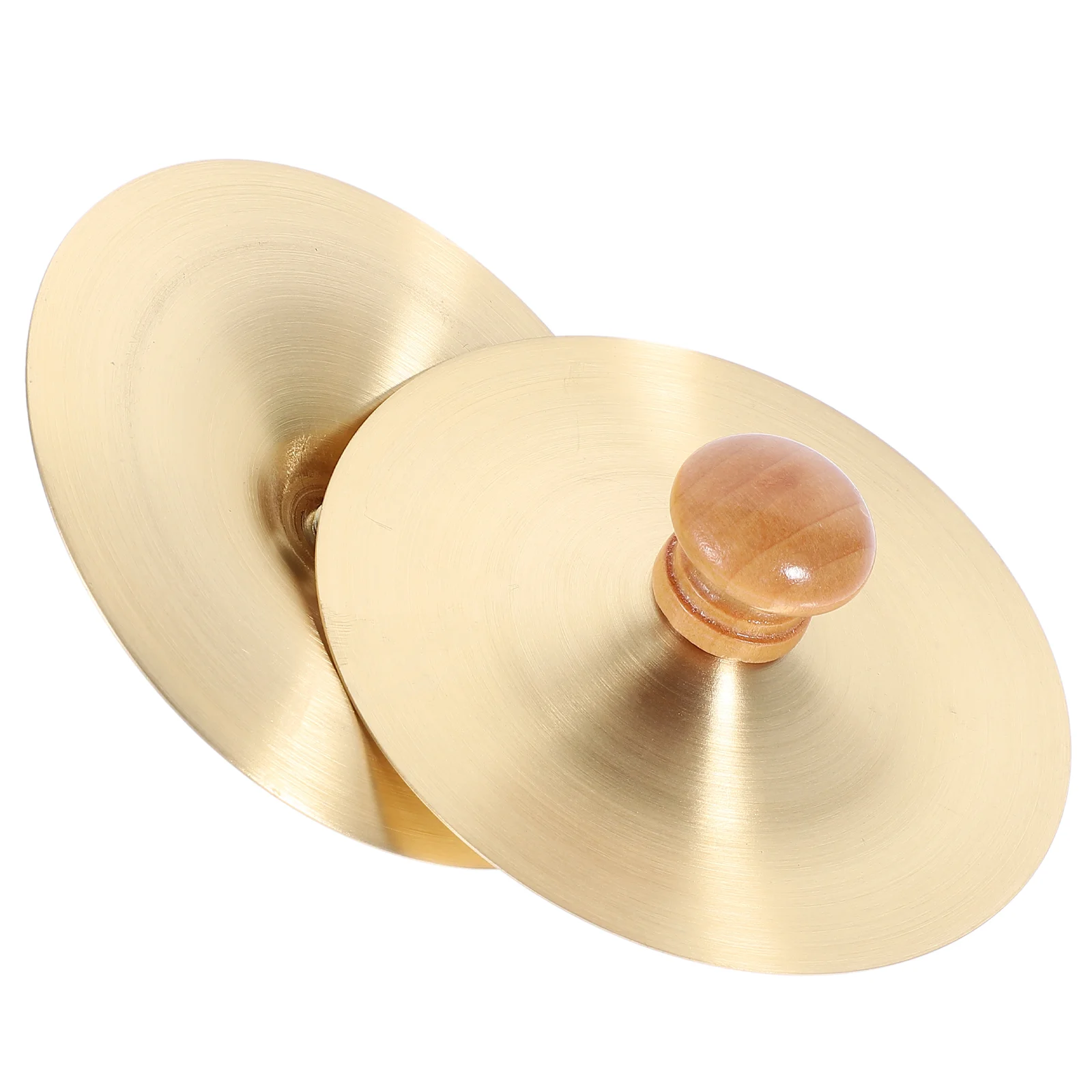 

2 Pcs Copper Cymbals Jing Mini Percussion Instrument Finger for Kids Instruments Small Musical Props Children