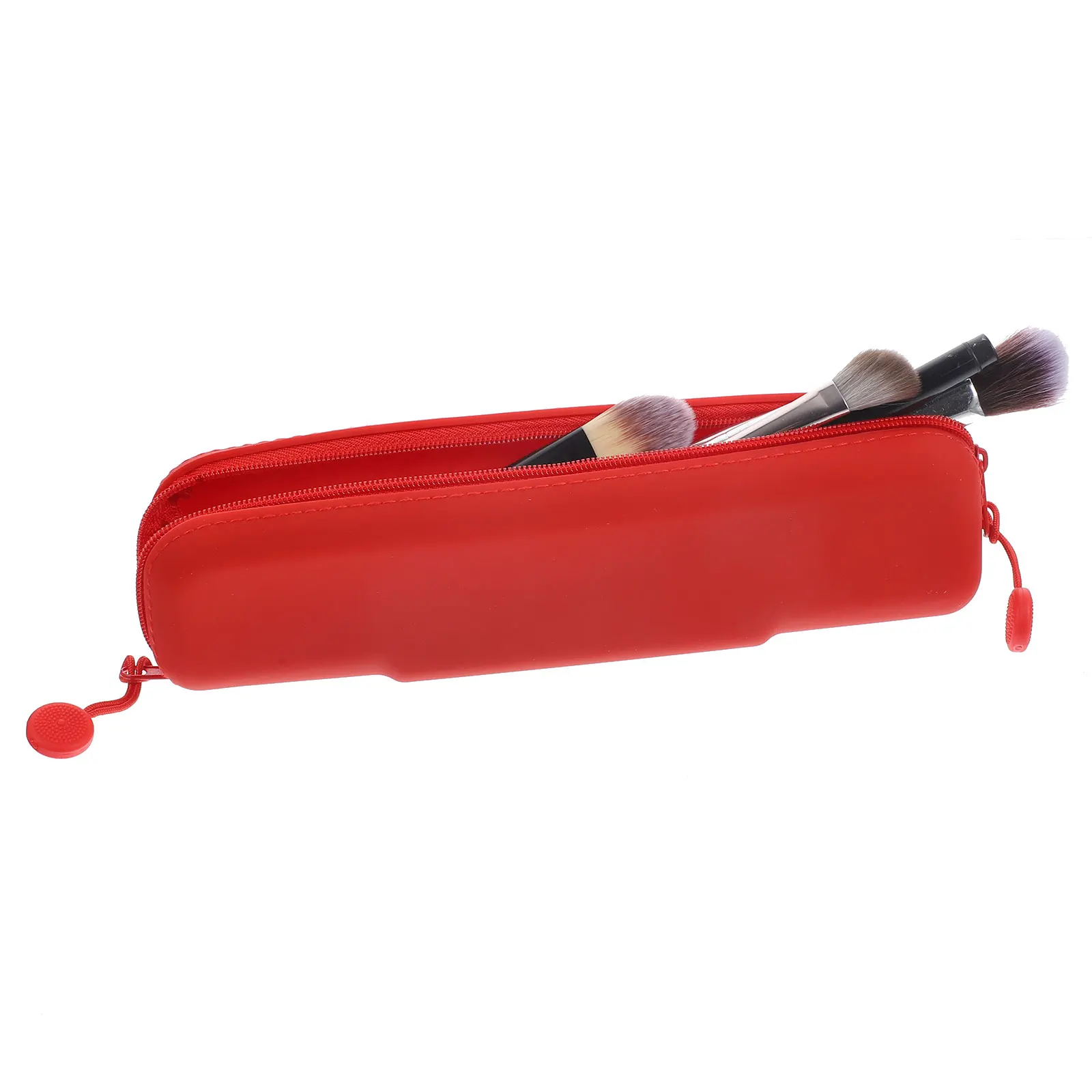 

Portable Silicone Makeup Brush Holder Blue Small Compact Travel Pouch Case Storage Bag For Brushes Tools Gifts