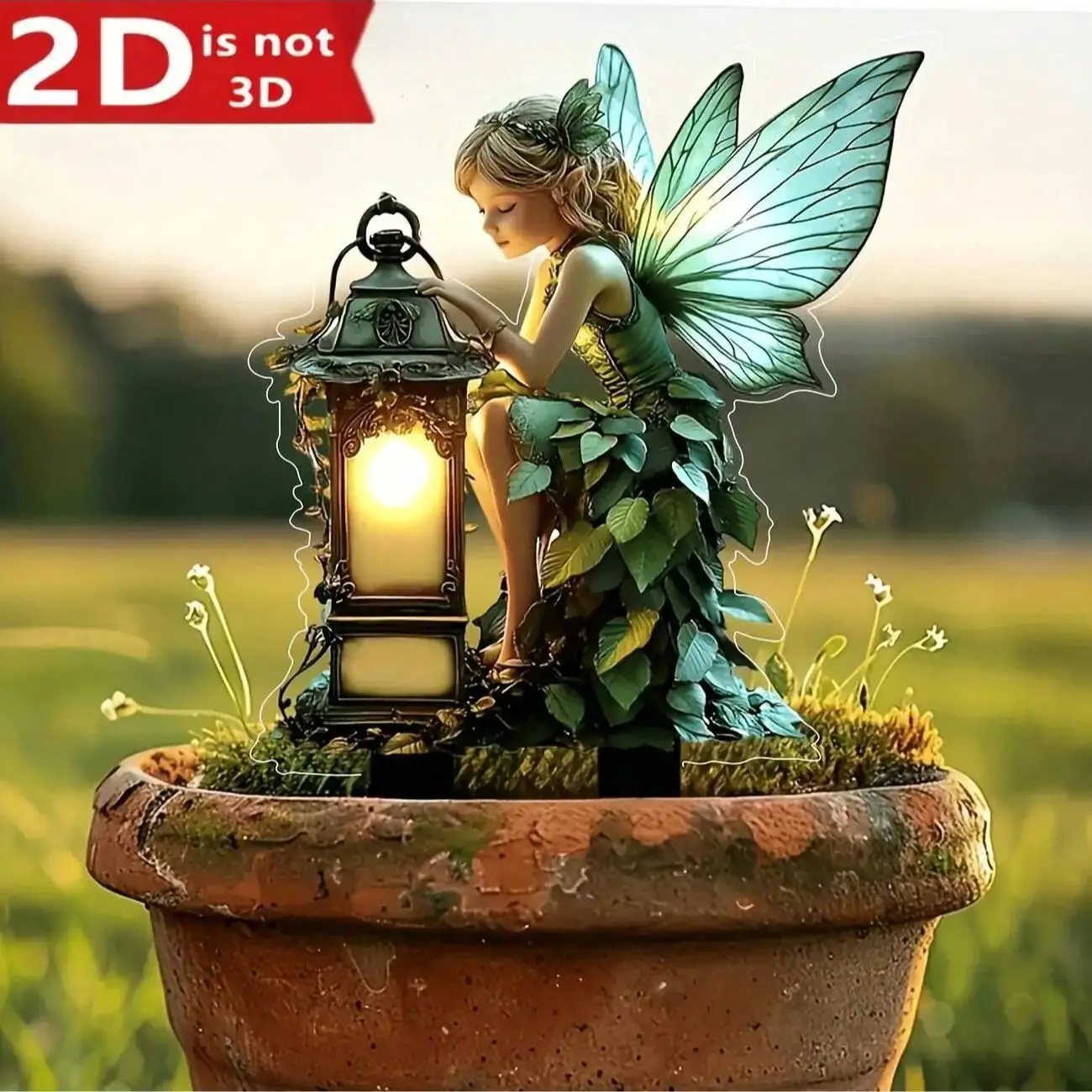1 Piece/2 Piece Set Of Classic Style Magic Elf Outdoor Decoration Piles With Lanterns Ideal Garden Decoration Courtyard Decora