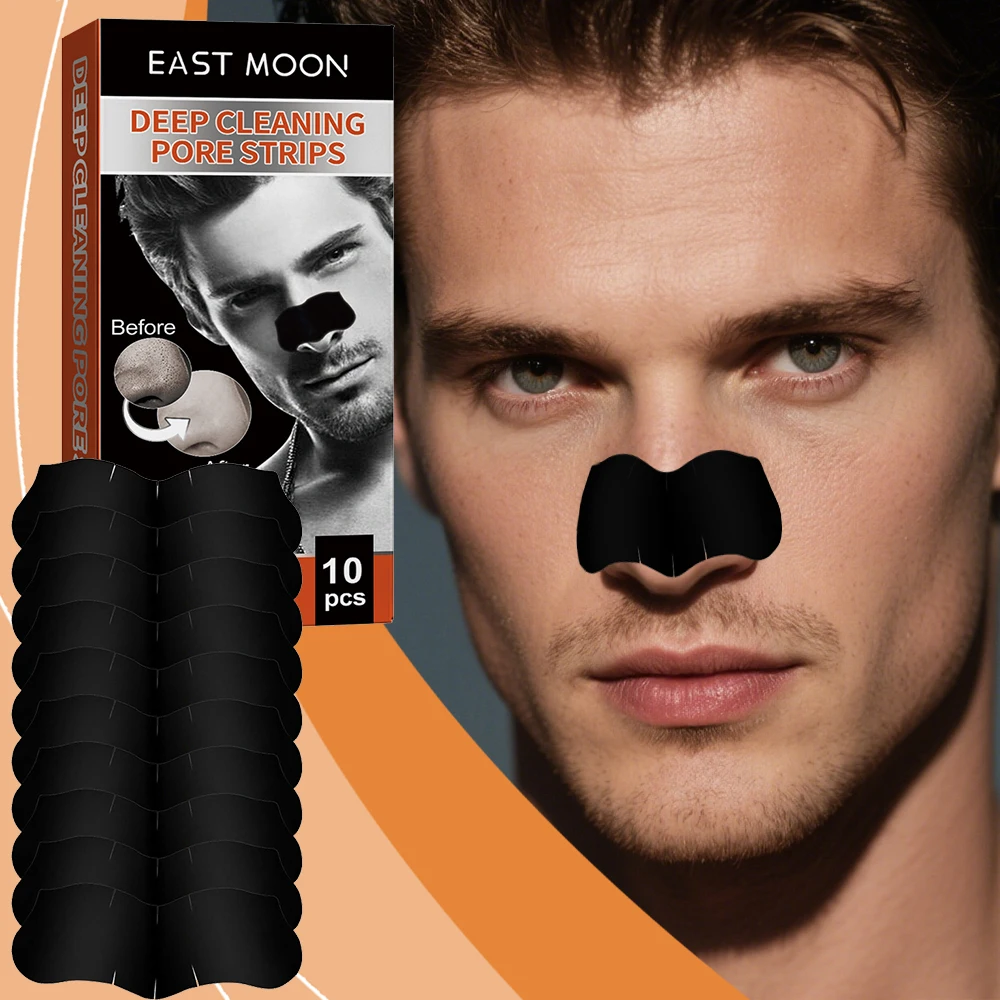 Bamboo Charcoal Tearing Nasal Mask Deep Cleansing Nasal Spot Facial Nose Mask Shill For Acne & Black Head Remove Stickers