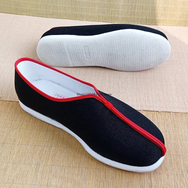 Shaolin Monk Kung Fu Shoes Martial Arts Wushu Taekwondo Buddhist Supplies Man Rohan Shoes Cosplay Shoes