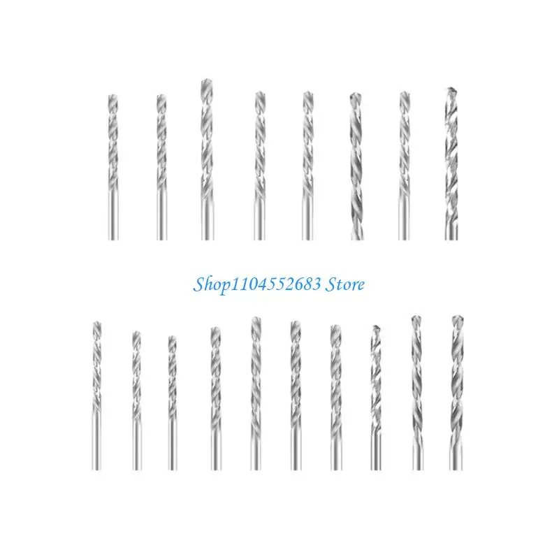 

Y6GD High Speed Steel Drill Bit Set 18 Sizes 1.6-3.2mm Mini Drill Bit Set Hole Drilling Tool for DIY Resin,Jewelry