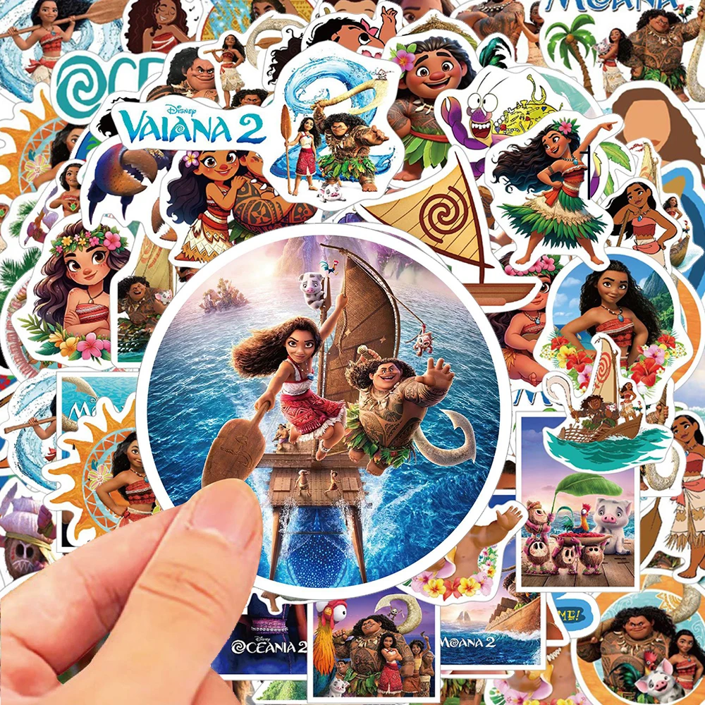 

10/30/50/100 шт. милые наклейки Диснея аниме Моана, мультяшные наклейки, сделай сам, скейтборд, ноутбук, ноутбук, велосипед, забавное украшение, наклейка, игрушка