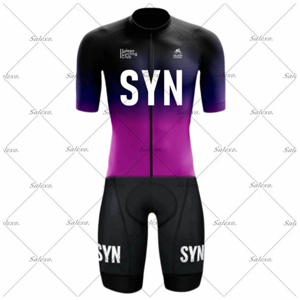 

LASER CUT Gradient 2026 TEAN Skinsuit Cycling Short Sleeved Jumpsuit Bodysuit SHORT Cycling Jersey Bike Maillot Ropa Ciclismo