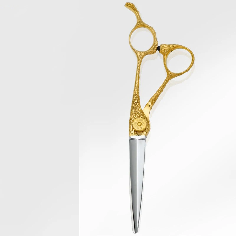 Professional 440C Barber Salon Hairdressing Shears Set Quality Scissors With Steel Handle Styling Cutting Tool for Beauty Use