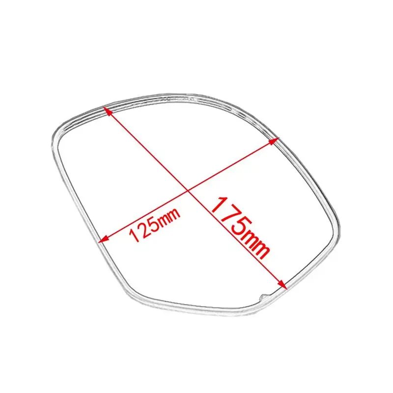 AEA6-Motorcycle Rearview Mirrors Glass Side Wing Mirrors Lens For Honda 2001-2012 GL1800 Goldwing 1800 F6B 2008-2016