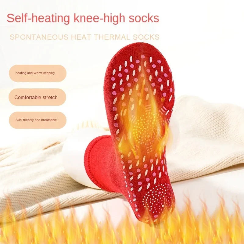 Self-heating Magnetic Socks for Women Men Self Heated Socks Tour Magnetic Therapy Comfortable Winter Skiing Warm Massage Socks