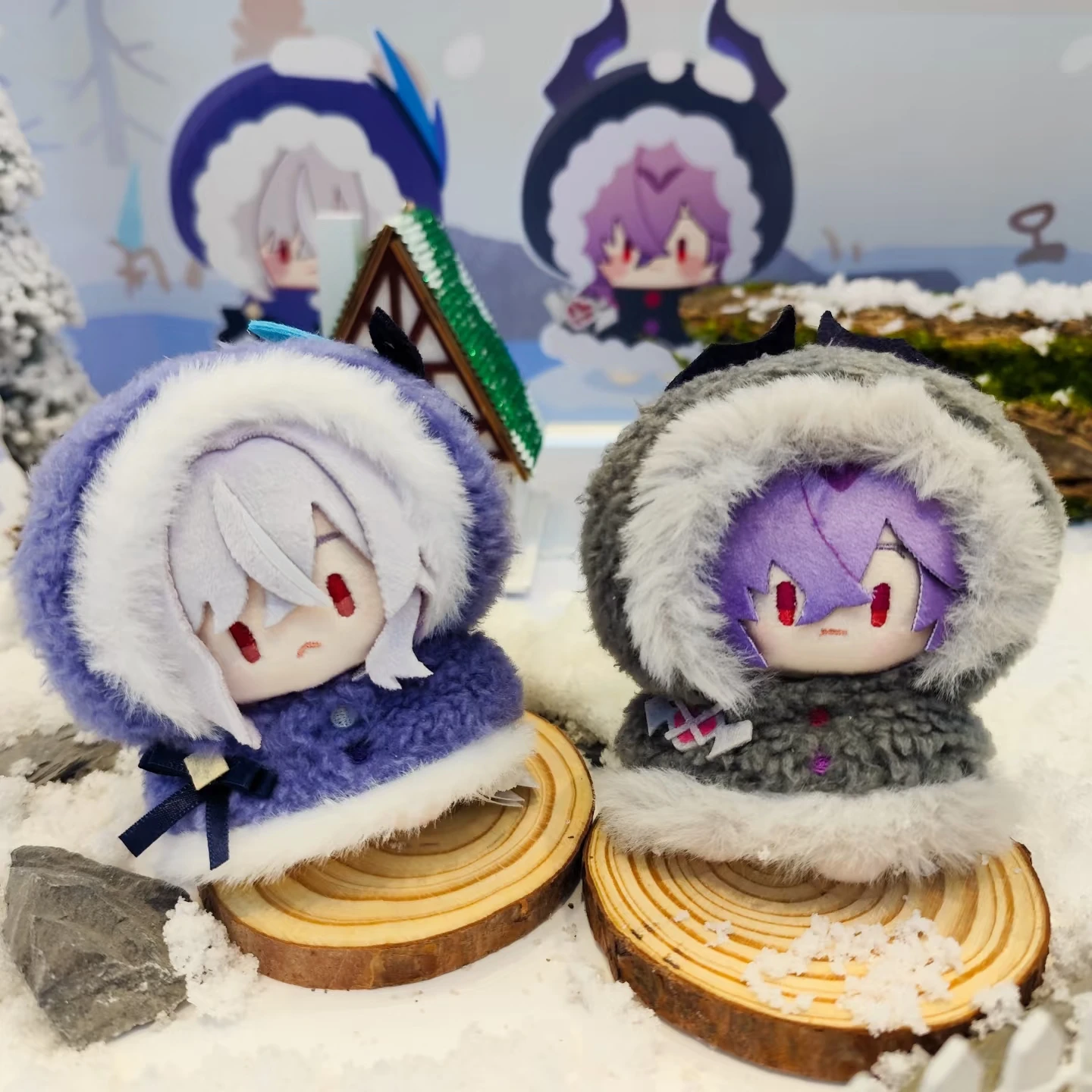 

New Genuine Genshin Impact Stuffed Plush Doll Snowy Fun Series Plush Figure Genshin Impact Keychains Ornament Gift Trendy Toy